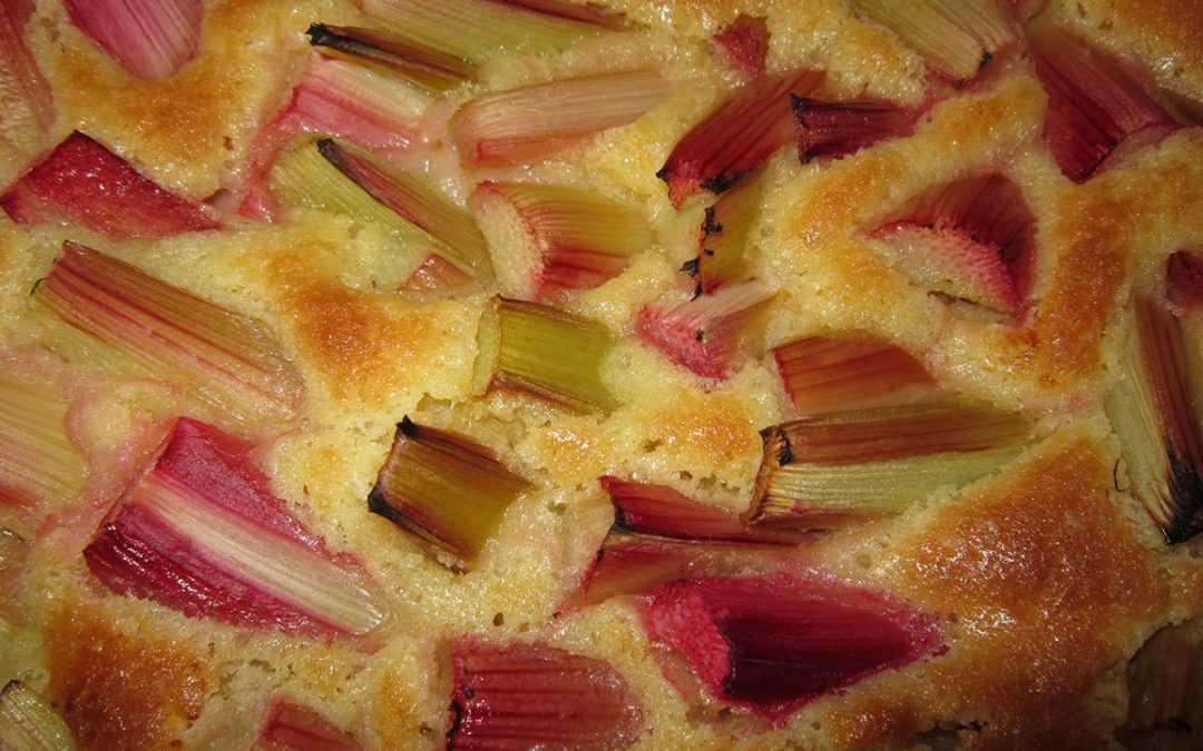 Rhubarb Tatin Pie